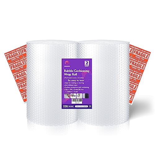 1 Roll 12" X 36' Perforated Nylon Bubble Wrap