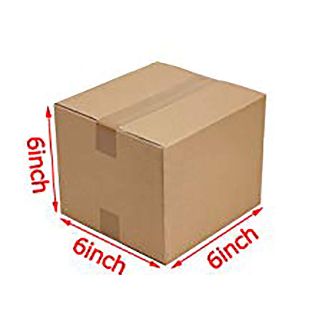 Small Moving Cardboard Boxes 6x6x6 - 10 pack