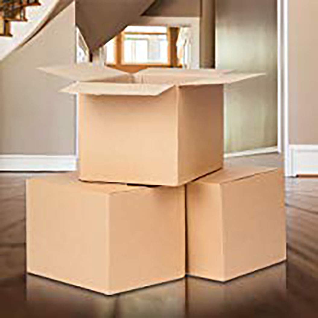 Small Moving Cardboard Boxes 6x6x6 - 10 pack