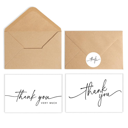 52-pack 3.5x5 Inches You Cards Bulk with Envelopes